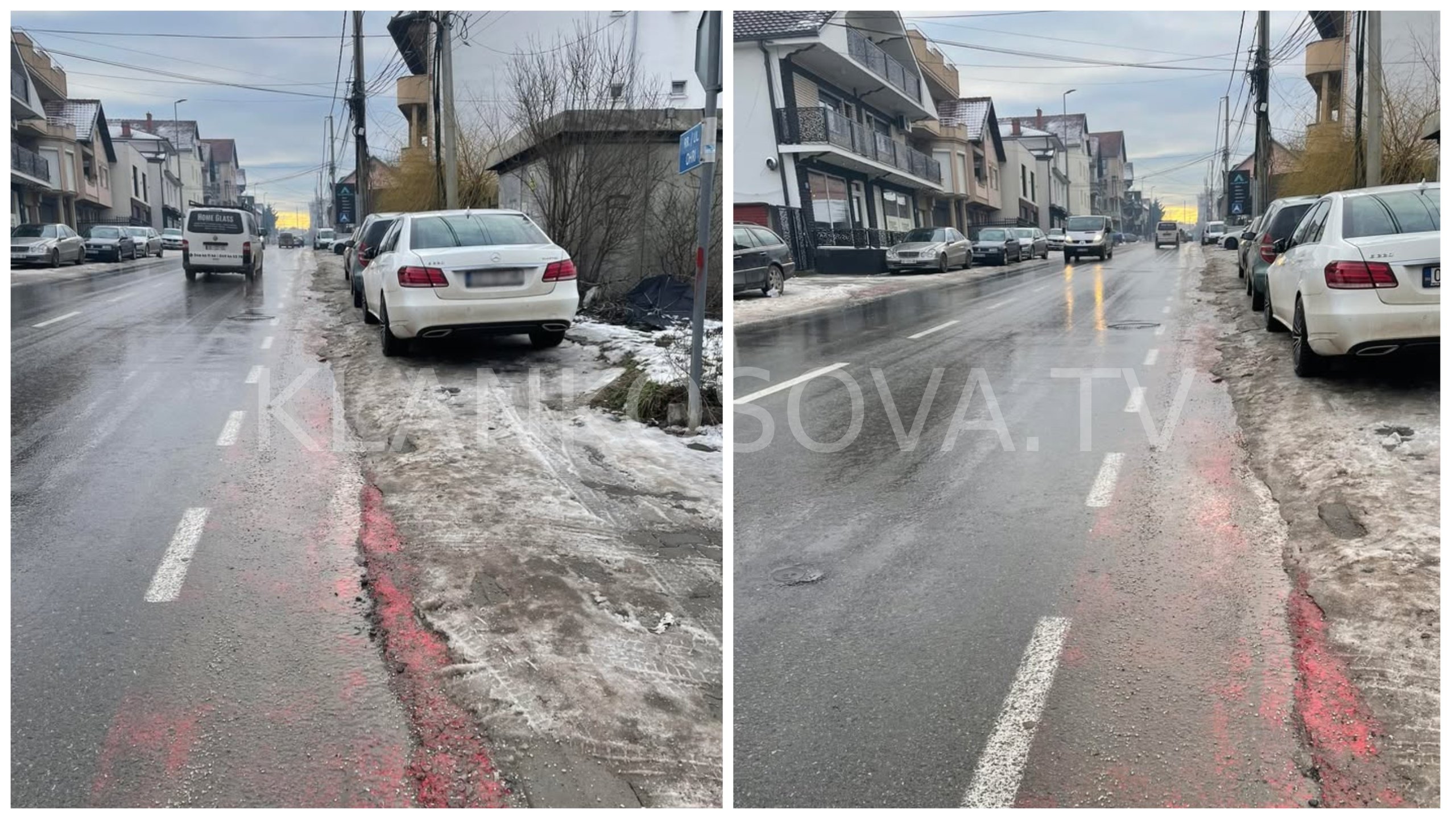 Banorët e  Urës së Gjakut  dhe Shipolit s kanë kah ecin  trotuaret të bllokuara nga veturat