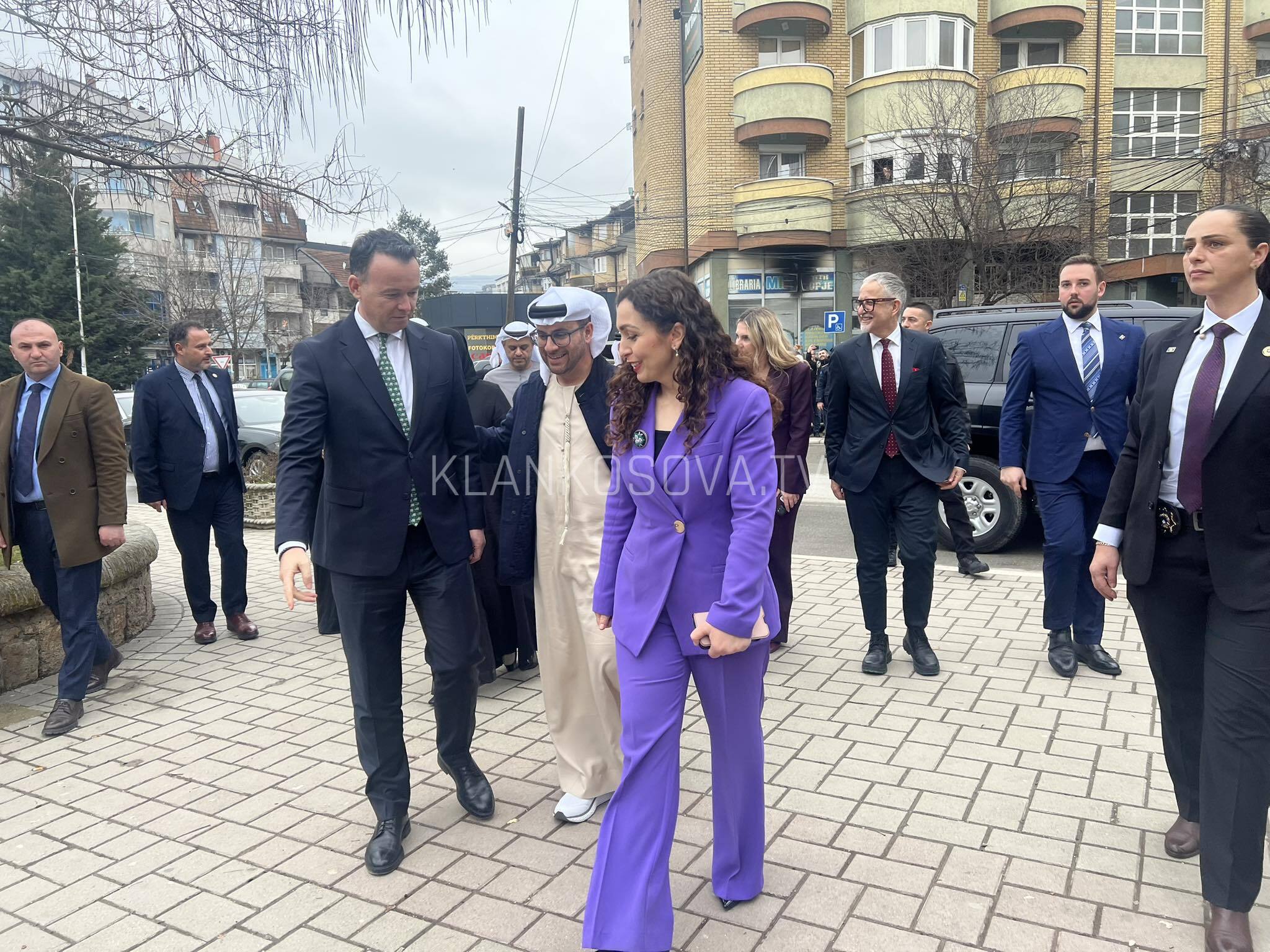 Osmani me një delegacion nga Emiratet e Bashkuara Arabe viziton Komunën e Mitrovicës