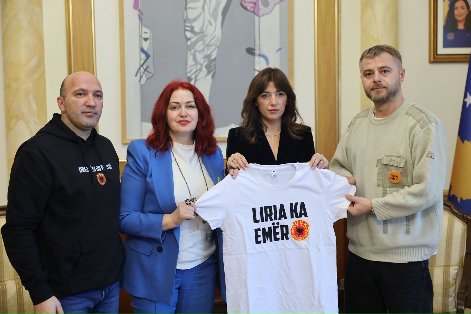 Platforma “Liria ka Emër” pritet nga kryetarja e Kuvendit, Haxhiu: UÇK na bashkon të gjithëve