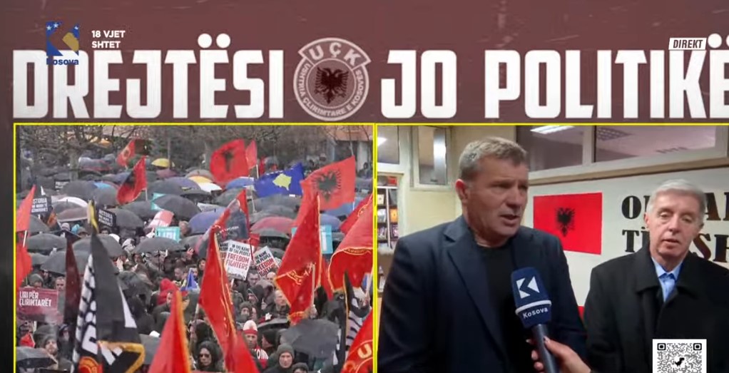 Marshi "Drejtësi JO Politikë", mobilizim maksimal nga OVL UÇK (VIDEO)
