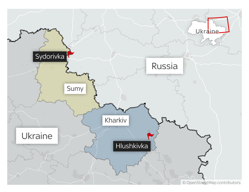 Rusia pretendon se ka pushtuar dy vendbanime në Ukrainën