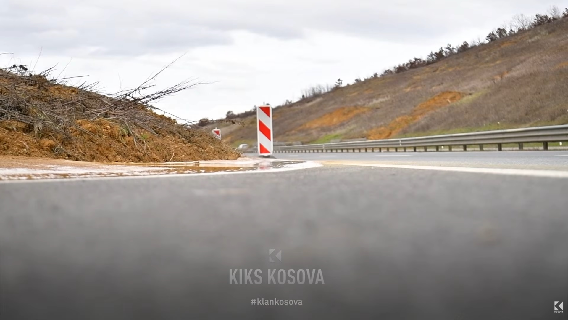 Sa e sigurt është autostrada “Ibrahim Rugova” pas rrëshqitjeve të dheut? (VIDEO)