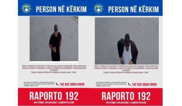 Policia e Prishtinës shpall në kërkim dy persona të dyshuar për sulm