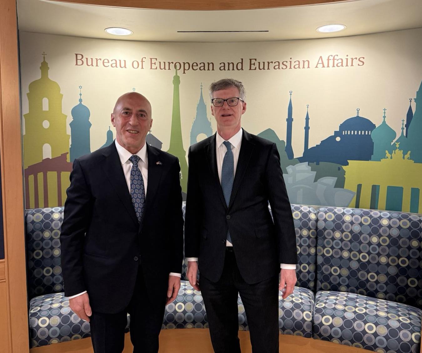 Haradinaj takon zyrtarin e lartë të DASH-it, thekson partneritetin strategjik Kosovë–SHBA