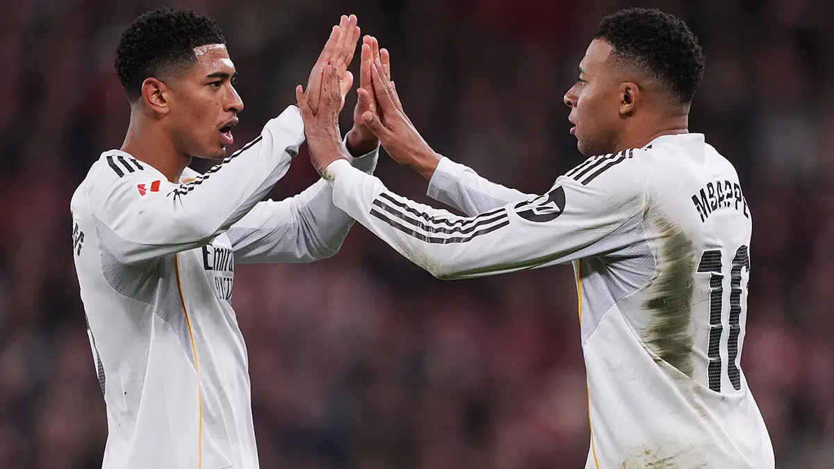 Mbappe dhe Bellingham morën pjesë në stërvitje në Etihad