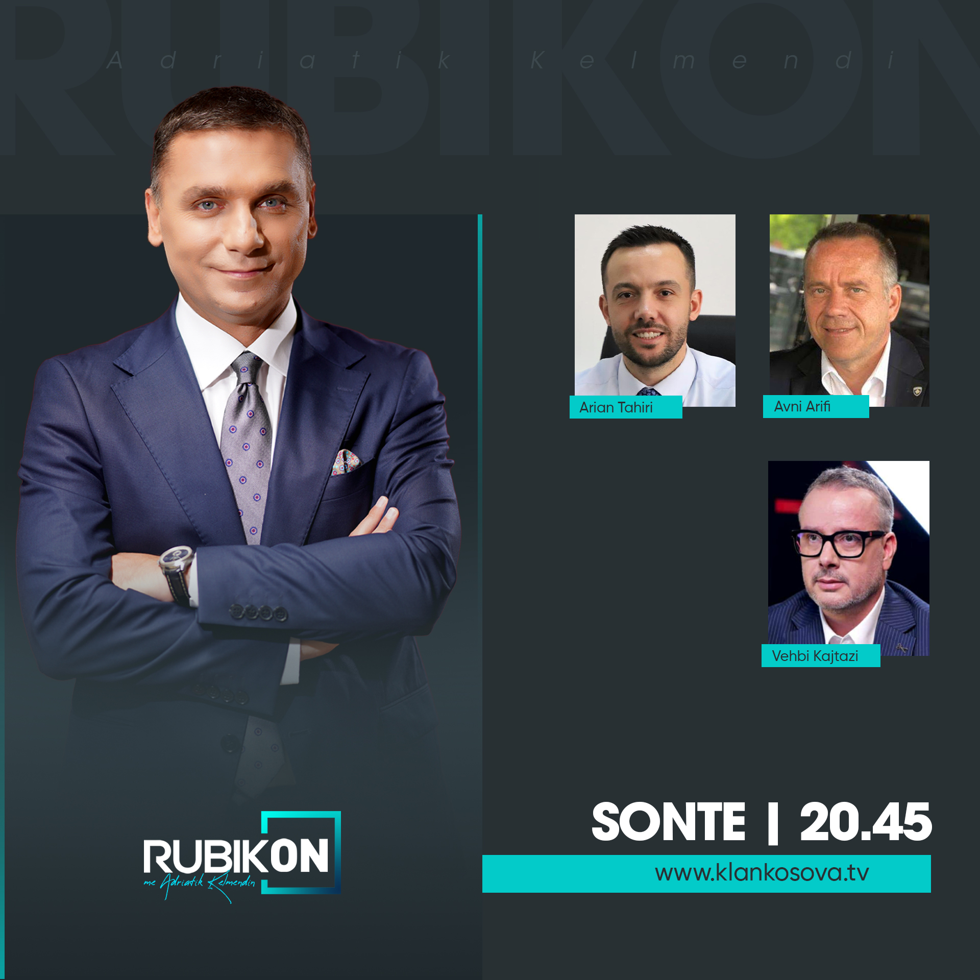 Arian Tahiri, sonte në Rubikon