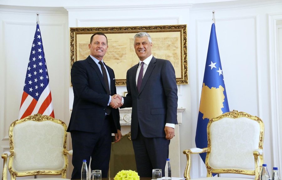 Shkuarja në zgjedhje të reja, Grenell: Zoti po na përgatit për kthimin e Thaçit