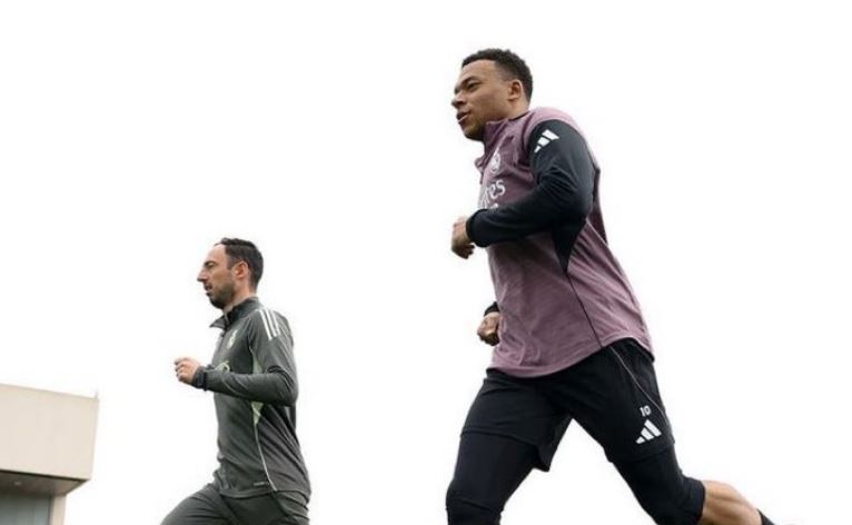 Kylian Mbappe kthehet në stërvitje me Real Madridin