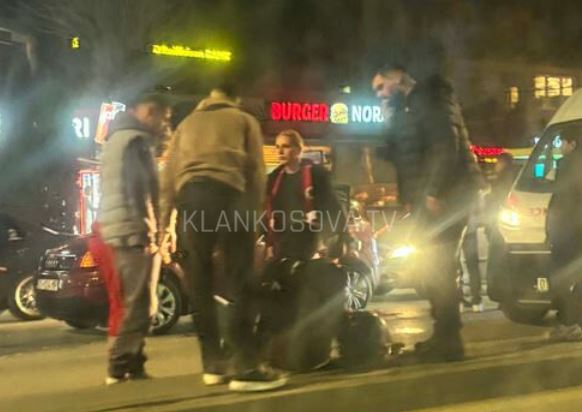 Aksident në Lakrishte të Prishtinës, e përfshirë një motoçikletë
