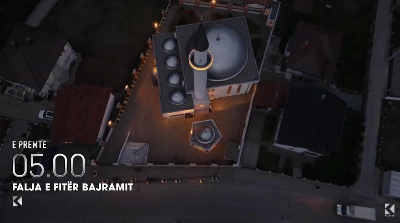 Klan Kosova transmeton faljen e Fitër Bajramit nga xhamia “Haxhi Ibrahim Devolli” në Pejë