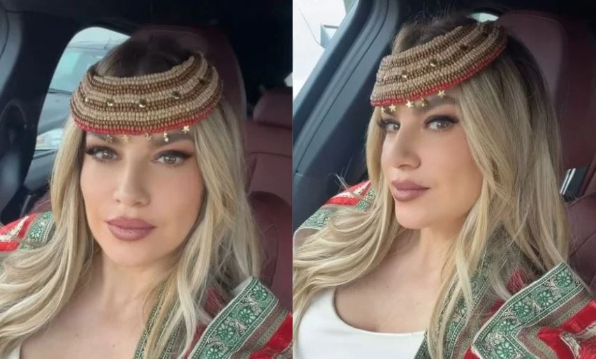 28-vjetori i Epopesë së Dukagjinit, Leonora Jakupi në Gllogjan me veshje kombëtare