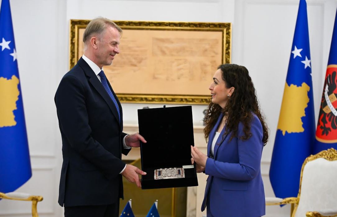 Përfundimi i mandatit, Osmani falënderon Oravin për angazhimin e tij në Kosovë