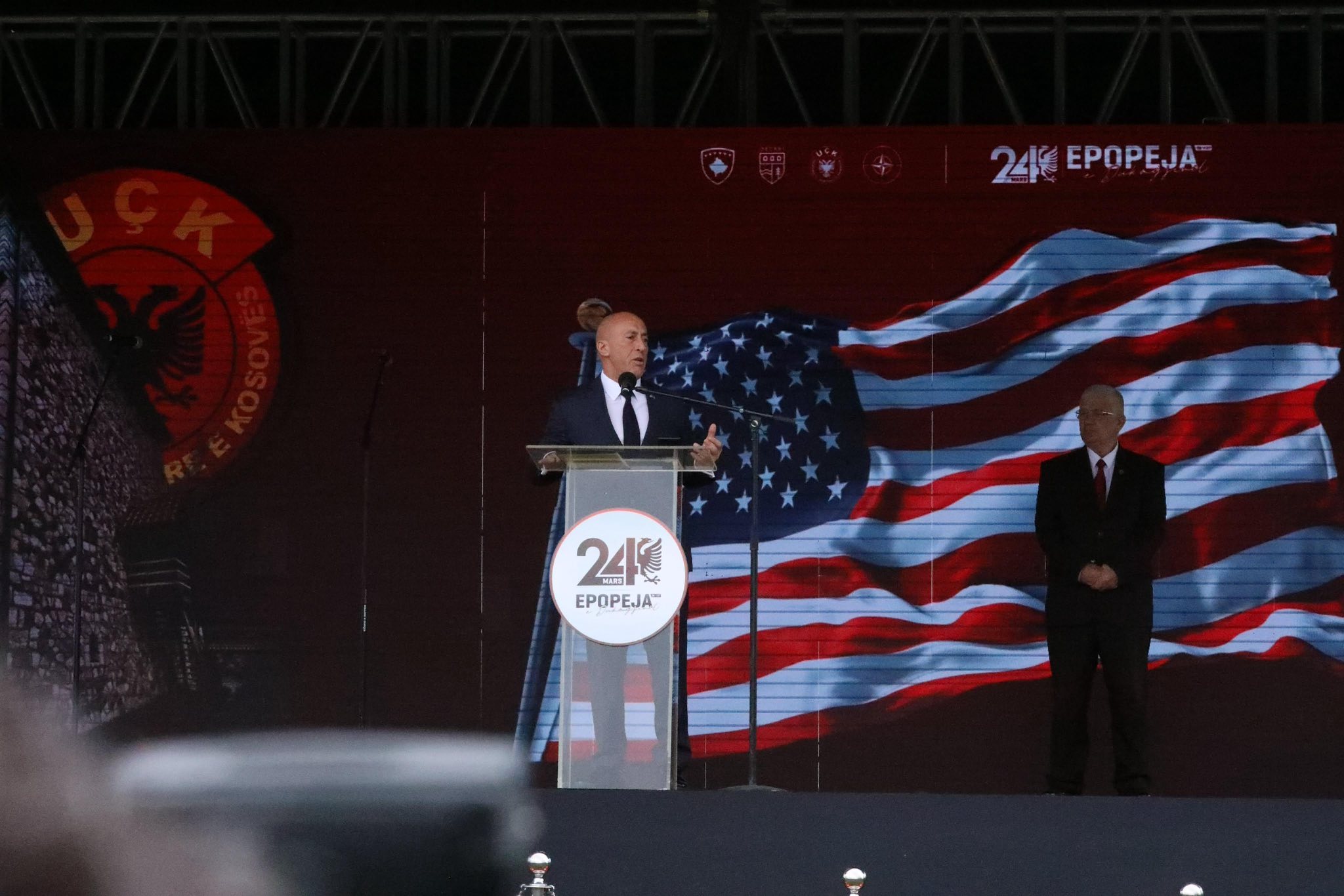 Epopeja e Dukagjinit dhe ndërhyrja e ShBA-së, Haradinaj: NATO në qiell e UÇK në tokë!