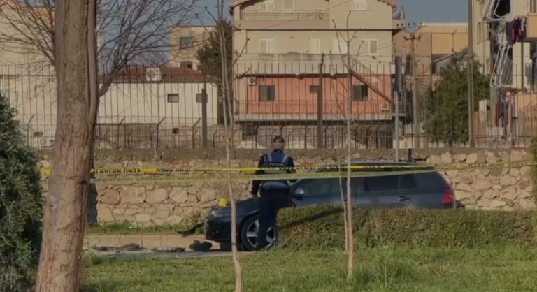 Vetura e policit të Lezhës hidhet në erë me tritol