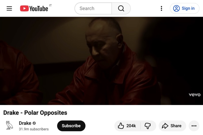 Hajduti i dënuar i bankave në Kosovë me paraqitje të shkurtër në një video të Drake-ut
