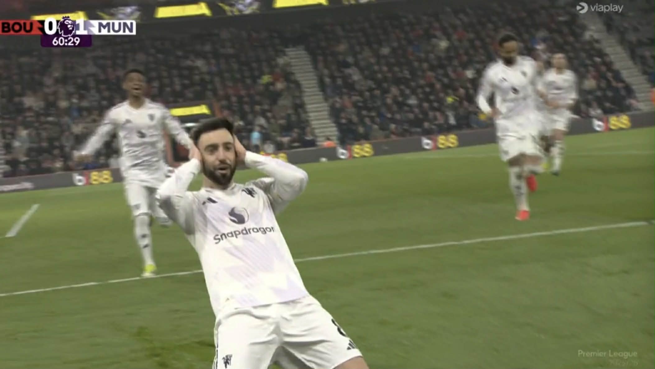 Brunoooo! Unitedi gjen golin ndaj Bournemouthit