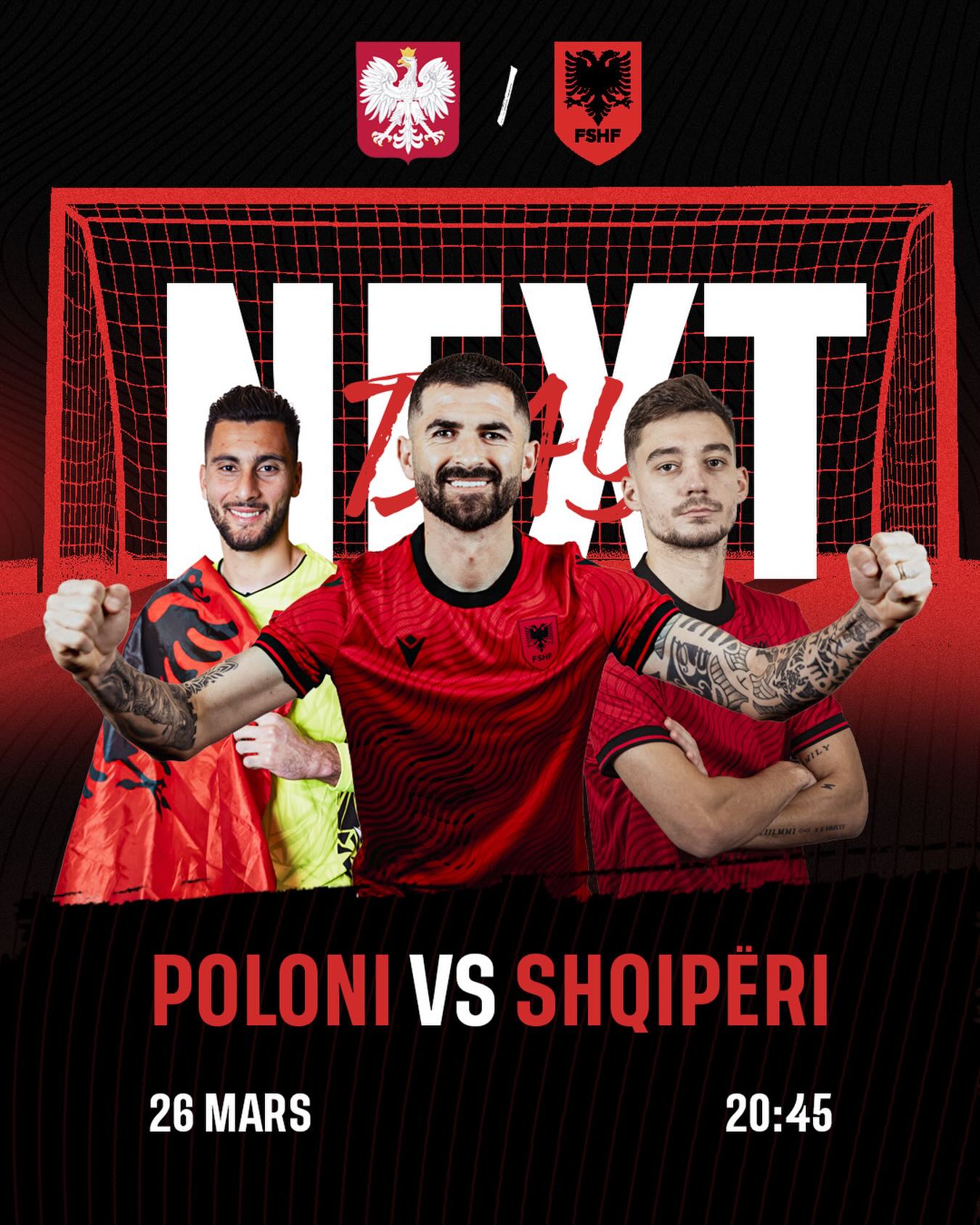 Shqipëri-Poloni live në Klan Kosova, sonte nga 20:45