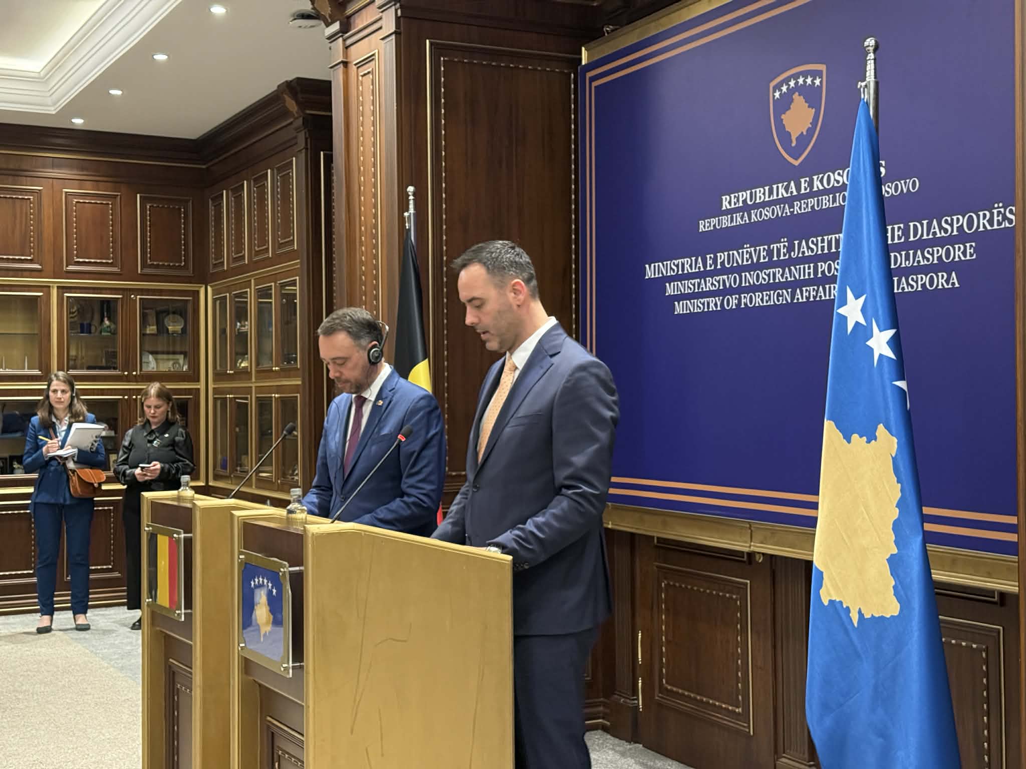 Konjufca pas takimit me homologun belg: Presim që shpejtë të ndodhë anëtarësimi në KiE