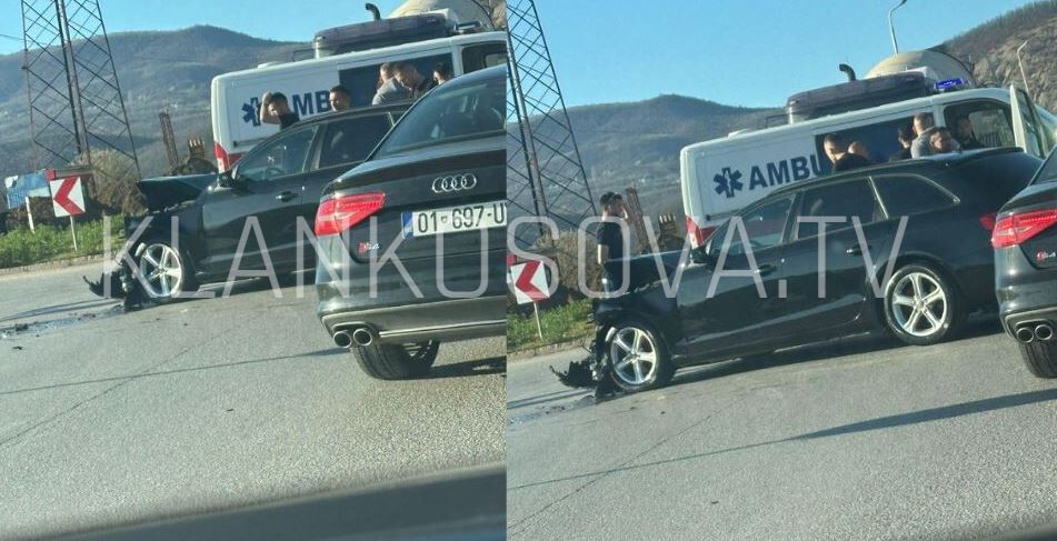 Aksident në hyrje të Mitrovicës, i përfshirë edhe një automjet i KFOR-it