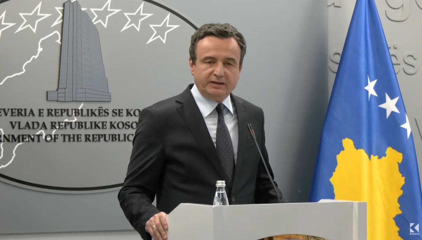 Rezoluta për Kosovën në NATO, Kurti: Mirënjohës për mbështetjen e SHBA-së