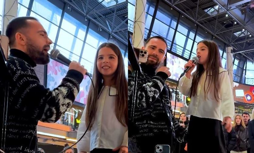 Besnik Qaka me të bijën pushtojnë rrjetin pas performancës me pianistin e famshëm francez (VIDEO)