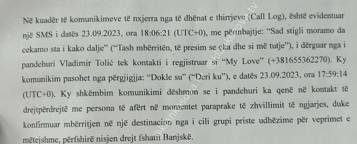 Pjesë e shkëputur nga fjala përfundimtare, rasti i të pandehurit Dusan Maksimovic