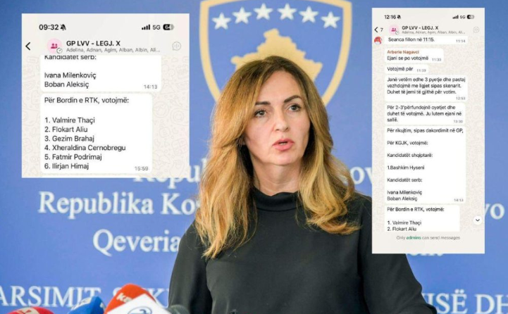 Publikohen mesazhet e grupit të VV-së: Sinkronizim i plotë për bordin e RTK-së dhe Këshillin Gjyqësor