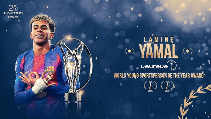 "Laureus Sport Awards", Yamal shpallet sportist i vitit