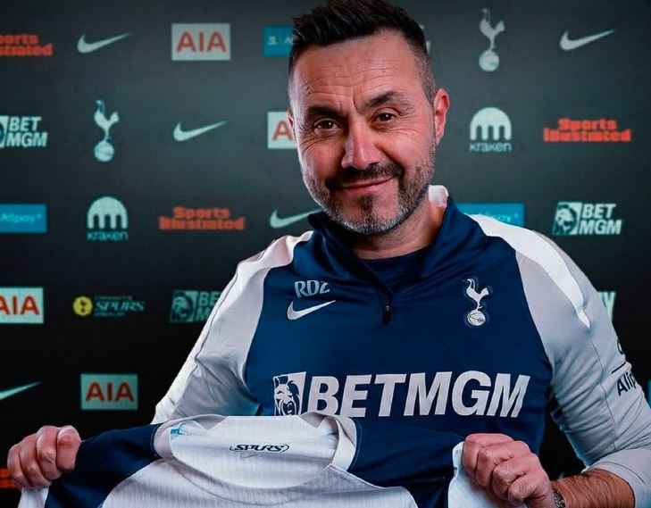 De Zerbi firmos me Tottenham deri në vitin 2031