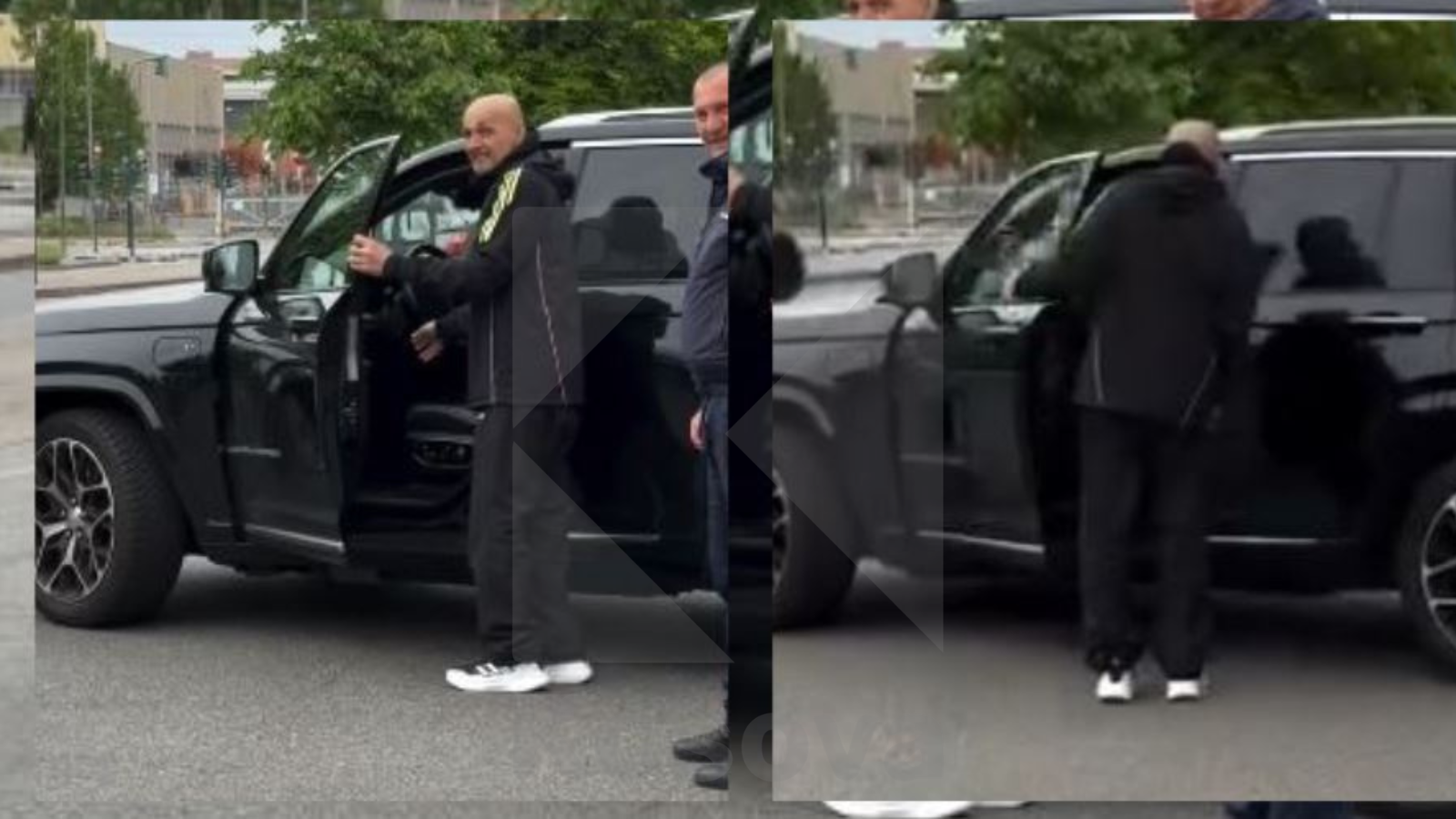 Spalletti “ngucakeq”, bën sikur po ia vjedh veturën Zhegrovës (VIDEO)