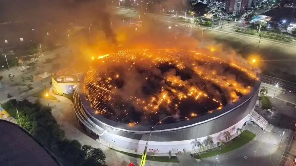 Shpërthen zjarr në Parkun Olimpik në Brazil gjatë Kampionatit Botëror për të rinjtë (VIDEO)