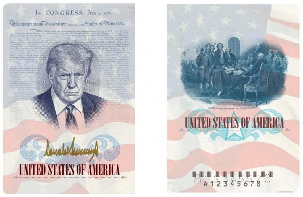 Në 250-vjetorin e pavarësisë, fotografia e Trumpit do të shfaqet në pasaportat amerikane