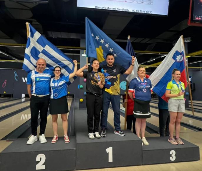 Kaula Haziri e artë në Kampionatin Mesdhetar të Boulingut në Kroaci